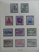 Österreich ab 1945 anfangs gestempelt, später ** im Lindner Vordruck #MA173