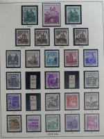 Österreich ab 1945 anfangs gestempelt, später ** im Lindner Vordruck #MA173