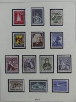 Österreich ab 1945 anfangs gestempelt, später ** im Lindner Vordruck #MA173