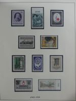 Österreich ab 1945 anfangs gestempelt, später ** im Lindner Vordruck #MA173