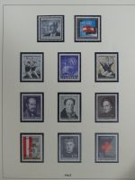 Österreich ab 1945 anfangs gestempelt, später ** im Lindner Vordruck #MA173