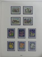 Österreich ab 1945 anfangs gestempelt, später ** im Lindner Vordruck #MA173