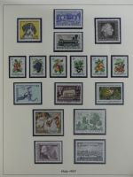 Österreich ab 1945 anfangs gestempelt, später ** im Lindner Vordruck #MA173