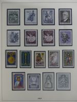 Österreich ab 1945 anfangs gestempelt, später ** im Lindner Vordruck #MA173