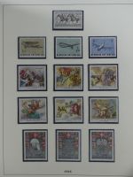 Österreich ab 1945 anfangs gestempelt, später ** im Lindner Vordruck #MA173