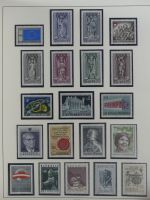 Österreich ab 1945 anfangs gestempelt, später ** im Lindner Vordruck #MA173