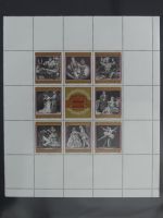 Österreich ab 1945 anfangs gestempelt, später ** im Lindner Vordruck #MA173