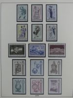 Österreich ab 1945 anfangs gestempelt, später ** im Lindner Vordruck #MA173