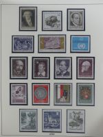 Österreich ab 1945 anfangs gestempelt, später ** im Lindner Vordruck #MA173