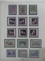 Österreich ab 1945 anfangs gestempelt, später ** im Lindner Vordruck #MA173