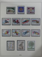 Österreich ab 1945 anfangs gestempelt, später ** im Lindner Vordruck #MA173