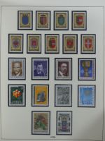 Österreich ab 1945 anfangs gestempelt, später ** im Lindner Vordruck #MA173