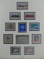 Österreich ab 1945 anfangs gestempelt, später ** im Lindner Vordruck #MA173