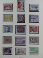 Österreich ab 1945 anfangs gestempelt, später ** im Lindner Vordruck #MA173