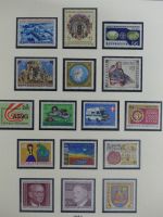 Österreich ab 1945 anfangs gestempelt, später ** im Lindner Vordruck #MA173