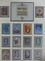 Österreich ab 1945 anfangs gestempelt, später ** im Lindner Vordruck #MA173