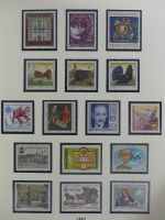 Österreich ab 1945 anfangs gestempelt, später ** im Lindner Vordruck #MA173