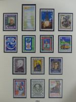 Österreich ab 1945 anfangs gestempelt, später ** im Lindner Vordruck #MA173