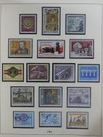 Österreich ab 1945 anfangs gestempelt, später ** im Lindner Vordruck #MA173