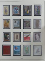 Österreich ab 1945 anfangs gestempelt, später ** im Lindner Vordruck #MA173