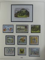 Österreich ab 1945 anfangs gestempelt, später ** im Lindner Vordruck #MA173