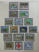 Österreich ab 1945 anfangs gestempelt, später ** im Lindner Vordruck #MA173