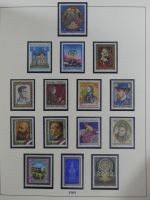 Österreich ab 1945 anfangs gestempelt, später ** im Lindner Vordruck #MA173