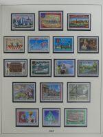 Österreich ab 1945 anfangs gestempelt, später ** im Lindner Vordruck #MA173