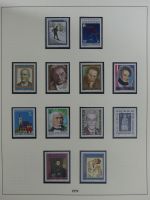 Österreich ab 1945 anfangs gestempelt, später ** im Lindner Vordruck #MA173