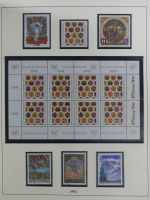 Österreich ab 1945 anfangs gestempelt, später ** im Lindner Vordruck #MA173