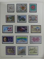 Österreich ab 1945 anfangs gestempelt, später ** im Lindner Vordruck #MA173