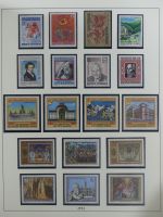 Österreich ab 1945 anfangs gestempelt, später ** im Lindner Vordruck #MA173