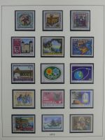 Österreich ab 1945 anfangs gestempelt, später ** im Lindner Vordruck #MA173