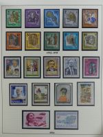 Österreich ab 1945 anfangs gestempelt, später ** im Lindner Vordruck #MA173