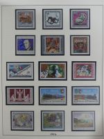 Österreich ab 1945 anfangs gestempelt, später ** im Lindner Vordruck #MA173