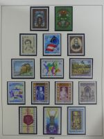 Österreich ab 1945 anfangs gestempelt, später ** im Lindner Vordruck #MA173