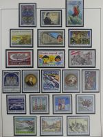 Österreich ab 1945 anfangs gestempelt, später ** im Lindner Vordruck #MA173