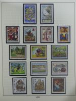 Österreich ab 1945 anfangs gestempelt, später ** im Lindner Vordruck #MA173