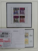 Österreich ab 1945 anfangs gestempelt, später ** im Lindner Vordruck #MA173