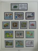 Österreich ab 1945 anfangs gestempelt, später ** im Lindner Vordruck #MA173