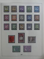 SBZ Startersammlung mit Falz auf alten Seiten #MA174