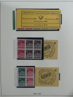 SBZ Startersammlung mit Falz auf alten Seiten #MA174