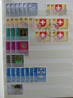 Schweiz Lagerbücher in 3 Einsteck-Alben #MA180