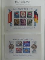 DDR gestempelt besammelt mit Anfangswerten in 3 Leuchtturm-Alben #MA181