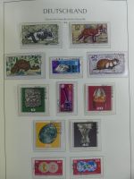 DDR gestempelt besammelt mit Anfangswerten in 3 Leuchtturm-Alben #MA181