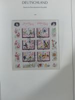 DDR gestempelt besammelt mit Anfangswerten in 3 Leuchtturm-Alben #MA181