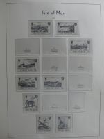 Isle of Man Leuchtturm Text 1973-2003 im Leuchtturm Binder #MA186