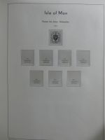 Isle of Man Leuchtturm Text 1973-2003 im Leuchtturm Binder #MA186