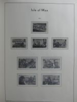 Isle of Man Leuchtturm Text 1973-2003 im Leuchtturm Binder #MA186