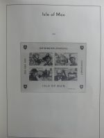 Isle of Man Leuchtturm Text 1973-2003 im Leuchtturm Binder #MA186